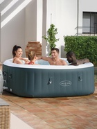 Спа – бассейн Ibiza AirJet, 180×180×66 см, фильтр-насос, тент, дозатор для химии, аэромассаж, квадратный, 6002U Bestway  (артикул 10930611)  большой выбор товаров оптом и в розницу по низким ценам с доставкой