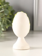 Фигурка гипс «Яйцо Пасхальное ХВ», 9×4 см, с розовым - фото 68978127