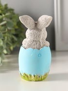 Фигурка гипс «Заяц пасхальный с букетом», 11×6 см, цветной  (артикул 10982496)  большой выбор товаров оптом и в розницу по низким ценам с доставкой