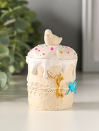 Шкатулка для украшений с крышкой «Кулич пасхальный», 7×5 см, цветной - Фото 2