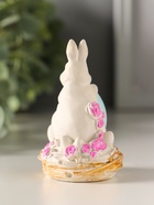 Фигурка гипс «Заяц с яйцом пасхальный», 8×4 см  (артикул 10982501)  большой выбор товаров оптом и в розницу по низким ценам с доставкой