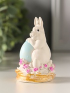 Фигурка гипс «Заяц с яйцом пасхальный», 8×4 см - Фото 4