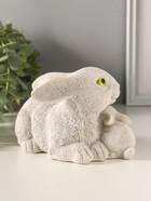 Фигурка гипс «Кролики пасхальные», 10×10×18 см, серый  (артикул 10982504)  большой выбор товаров оптом и в розницу по низким ценам с доставкой