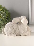 Фигурка гипс «Кролики пасхальные», 10×10×18 см, серый  (артикул 10982504)  большой выбор товаров оптом и в розницу по низким ценам с доставкой