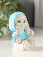 Фигурка гипс «Кролик в худи», 7×5×4 см, серый  (артикул 10982507)  большой выбор товаров оптом и в розницу по низким ценам с доставкой