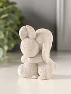 Фигурка гипс «Кролики обнимаются», 7×5×4.5 см, серая - Фото 3