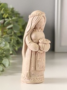 Фигурка - оберег «Берегиня денежная», 13×5 см, бежевый с эффектом состаривания, гипс  (артикул 10982518)  большой выбор товаров оптом и в розницу по низким ценам с доставкой
