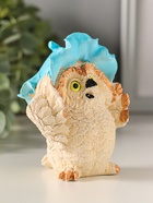 Фигурка гипс «Сова в панаме», 10×8 см, цветная  (артикул 10982524)  большой выбор товаров оптом и в розницу по низким ценам с доставкой