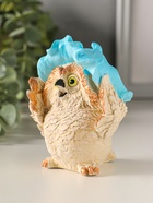 Фигурка гипс «Сова в панаме», 10×8 см, цветная  (артикул 10982524)  большой выбор товаров оптом и в розницу по низким ценам с доставкой