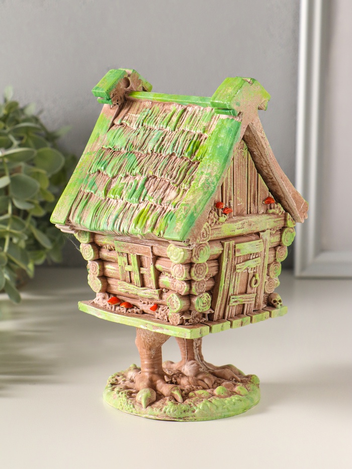 Шкатулка для украшений «Избушка на курьих ножках», 18×10×10 см