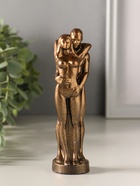 Фигурка гипс «Пара», 15×4 см, под бронзу винтаж - фото 68978229