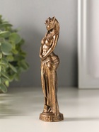 Фигурка «Богиня Бастет», 14×3×3 см, гипс под бронзу винтаж  (артикул 10982531)  большой выбор товаров оптом и в розницу по низким ценам с доставкой