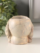 Подсвечник на 1 свечу «Череп с орнаментом», 7×8 см, бежевый - Фото 3