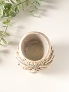 Подсвечник на 1 свечу «Череп с орнаментом», 7×8 см, бежевый  (артикул 10982534)  большой выбор товаров оптом и в розницу по низким ценам с доставкой