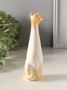 Фигурка гипс «Киска», 15×5 см, белый с росписью  (артикул 10982535)  большой выбор товаров оптом и в розницу по низким ценам с доставкой