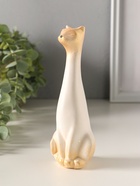 Фигурка гипс «Киска», 15×5 см, белый с росписью  (артикул 10982535)  большой выбор товаров оптом и в розницу по низким ценам с доставкой