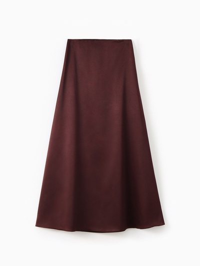 Юбка макси женская MINAKU, размер 40, цвет шоколад