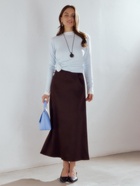 Юбка макси женская MINAKU, размер 42, цвет шоколад - Фото 5