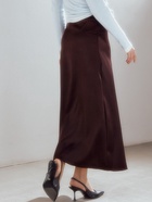 Юбка макси женская MINAKU, размер 46, цвет шоколад  (артикул 10936629)  большой выбор товаров оптом и в розницу по низким ценам с доставкой