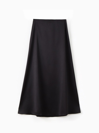 Юбка макси женская MINAKU, размер 52, чёрная
