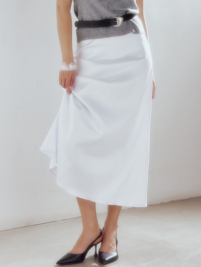 Юбка макси женская MINAKU, размер 46, белая