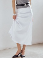 Юбка макси женская MINAKU, размер 50, белая - Фото 4