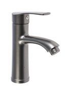 УЦЕНКА Смеситель для раковины ZEIN Z3691, однорычажный, высота излива 9 см, графит - Фото 1