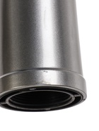 УЦЕНКА Смеситель для раковины ZEIN Z3691, однорычажный, высота излива 9 см, графит - Фото 6