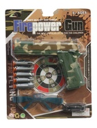 УЦЕНКА Пистолет «Глок», с мишенью и очками, стреляет присосками - Фото 2