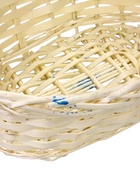 УЦЕНКА Набор 3 шт. корзин плетеных 47×39×14 40×32×15 33×25×13 см, ПЛЕТ ручка h=26/23/20 см белый 99048 10987429