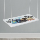 УЦЕНКА (Скол/расслоение на сидушке) Качели детские Лесная мастерская «Тачки» - Фото 1