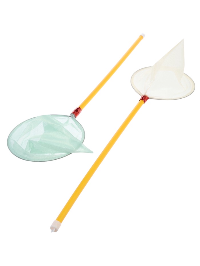 УЦЕНКА (Сломано крепление) Сачок детский, большой, 22×83 см, белый - Фото 1