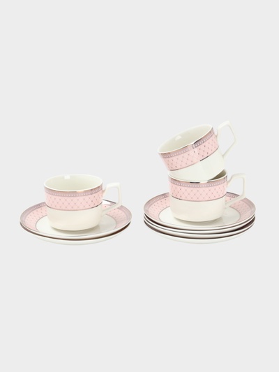 УЦЕНКА Чайный сервиз WY Paradaise, 6 предметов: 3 кружки 250 мл, 3 блюдца