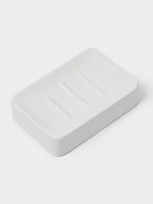 УЦЕНКА Набор для ванной «Джун белый», 4 предмета, мыльница. дозатор для мыла, 2 стакана 10987481