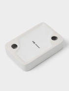 УЦЕНКА Набор для ванной «Джун белый», 4 предмета, мыльница. дозатор для мыла, 2 стакана 10987481