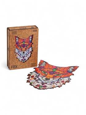 {{photo.Alt || photo.Description || 'УЦЕНКА Wooden Jigsaw Puzzle Mysterious Fox 139 pcs'}}
