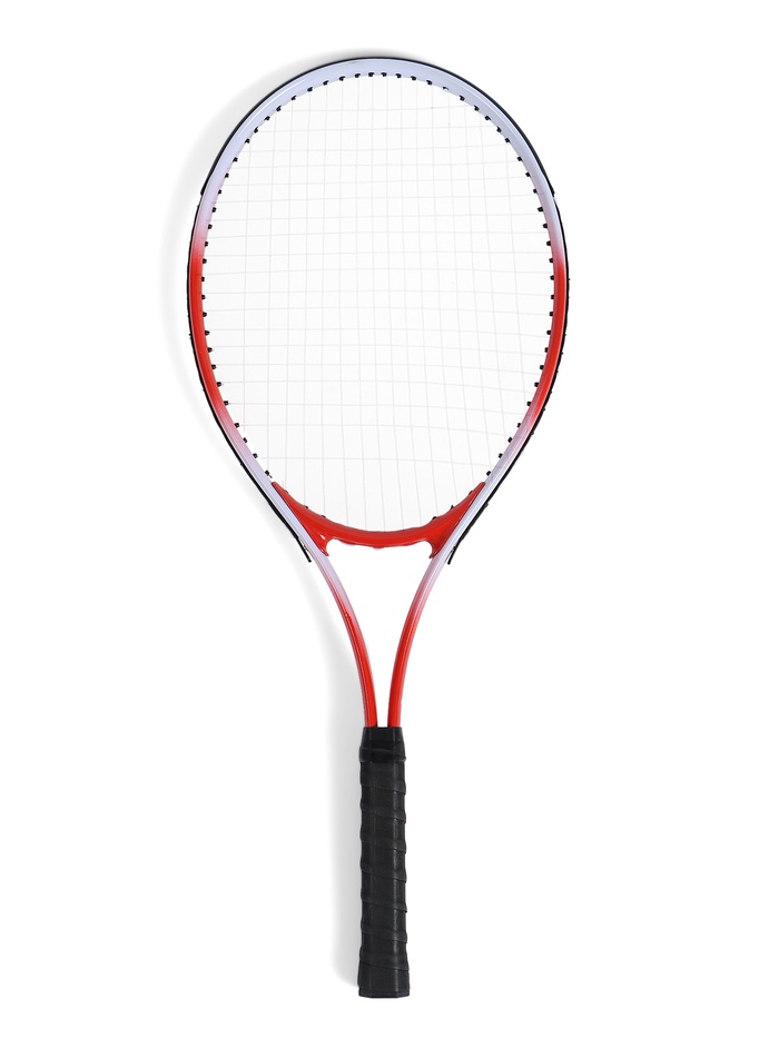 УЦЕНКА Ракетка для большого тенниса, взрослая, тренировочная, алюминий 27', красная - Фото 1