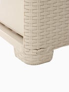 УЦЕНКА Комод 3-х секционный 37.5×36×63 см «Плетенка», цвет слоновая кость - Фото 2