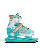 УЦЕНКА Коньки раздвижные BlackAqua, р. 39-42, для фитнеса, мятные, оранжевые - Фото 1