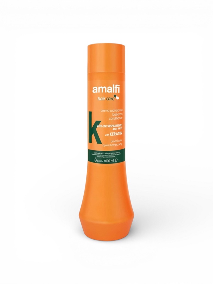 Кондиционер для волос AMALFI Keratin с кератином для вьющихся и спутанных волос, 750 мл - Фото 1