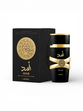 Парфюмерная вода мужская Lattafa ASAD, 100 мл (по мотивам Sauvage Elixir Dior)