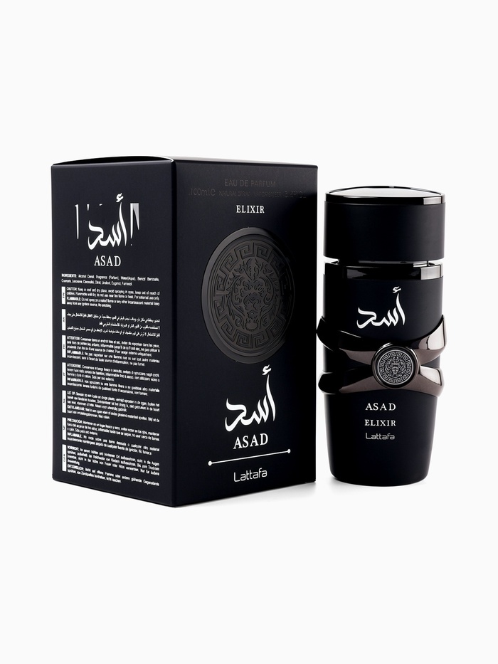 Парфюмерная вода мужская Lattafa ASAD ELIXIR, 100 мл (по мотивам Bottled Absolu Hugo Boss) - Фото 1