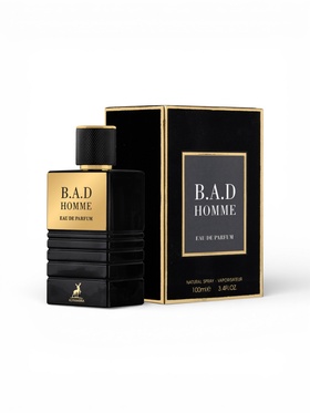 Парфюмерная вода мужская B.A.D. HOMME, 100 мл (мотив Carolina Herrera Bad Boy)