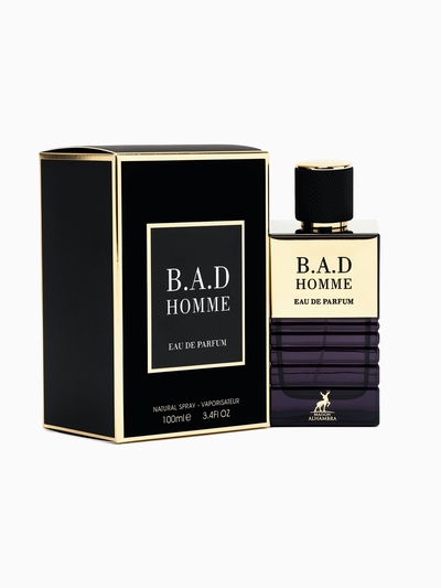 Парфюмерная вода мужская B.A.D. HOMME, 100 мл (мотив Carolina Herrera Bad Boy)