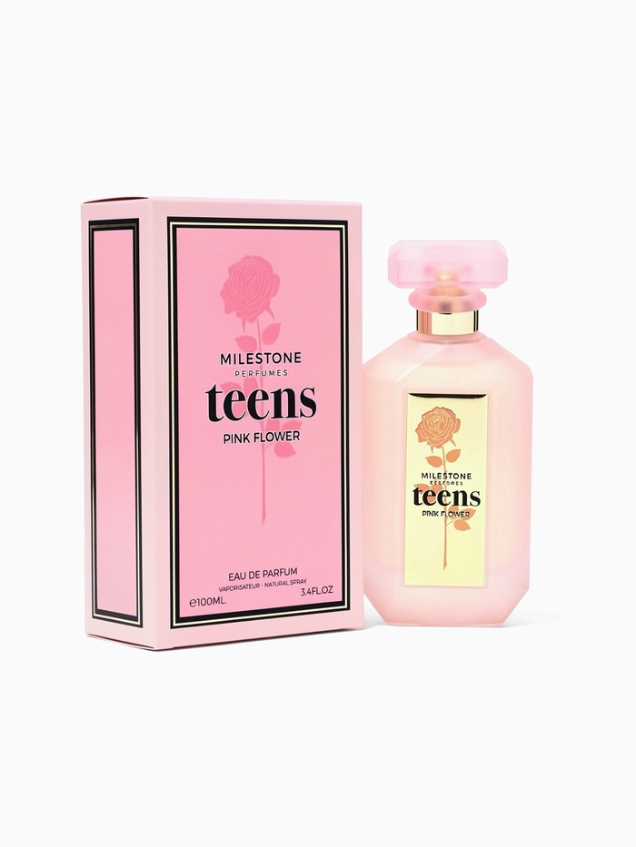Парфюмерная вода женская Milestone TEENS PINK FLOWER, 100 мл (мотив VictSecTearsSugarFleur)