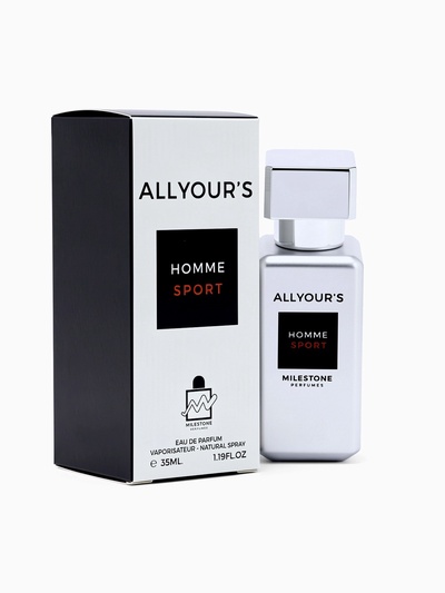 Парфюмерная вода мужская ALL YOUR'S HOMME SPORT, 35 мл (мотив Allure Homme Sport Chanel)