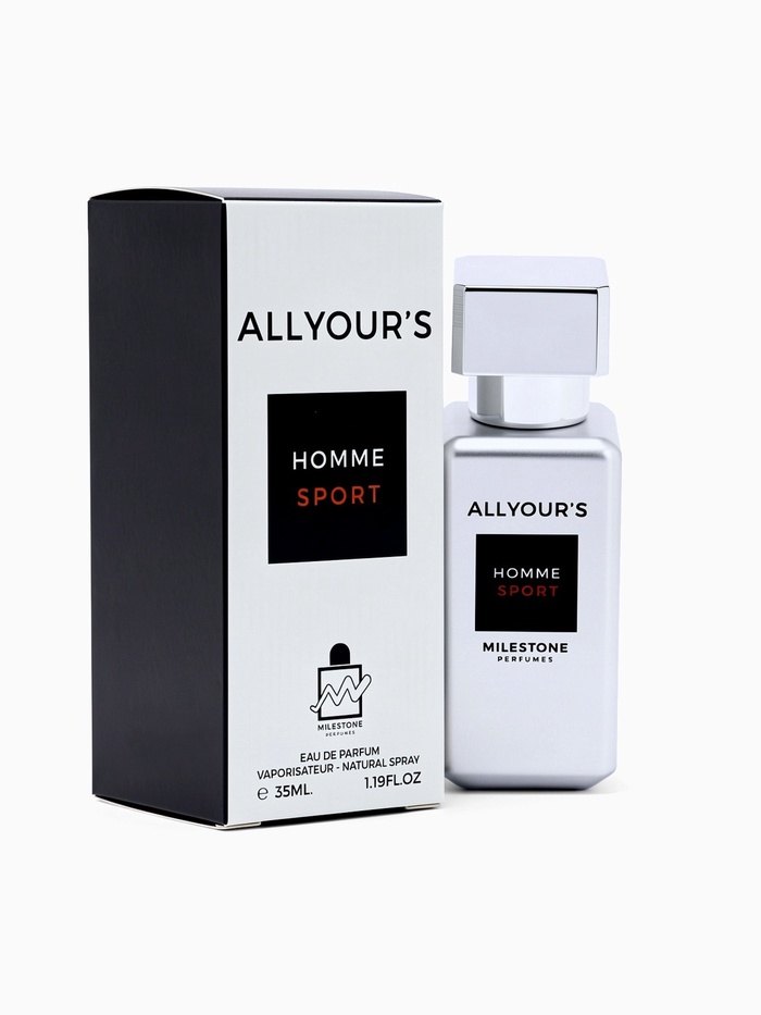 Парфюмерная вода мужская ALL YOUR'S HOMME SPORT, 35 мл (мотив Allure Homme Sport Chanel) - Фото 1