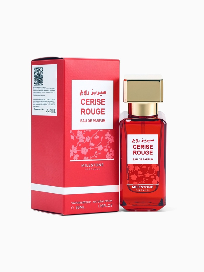 Парфюмерная вода унисекс Milestone CERISE ROUGE, 35 мл (по мотивам TOM FORD CHERRY SMOKE) - Фото 1