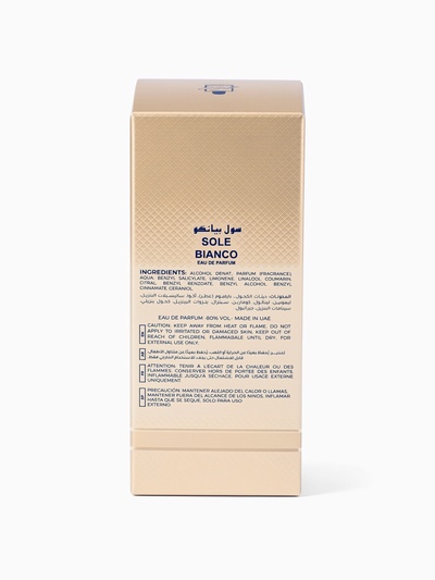 Парфюмерная вода унисекс Milestone SOLE BIANCO, 35 мл (мотив TOM FORD EAU DE SOLEIL BLANC)