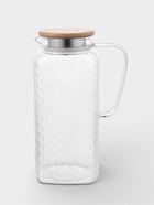 УЦЕНКА Кувшин с бамбуковой крышкой «Эко» 2 л, 14.5×10.5×25 см 10987551